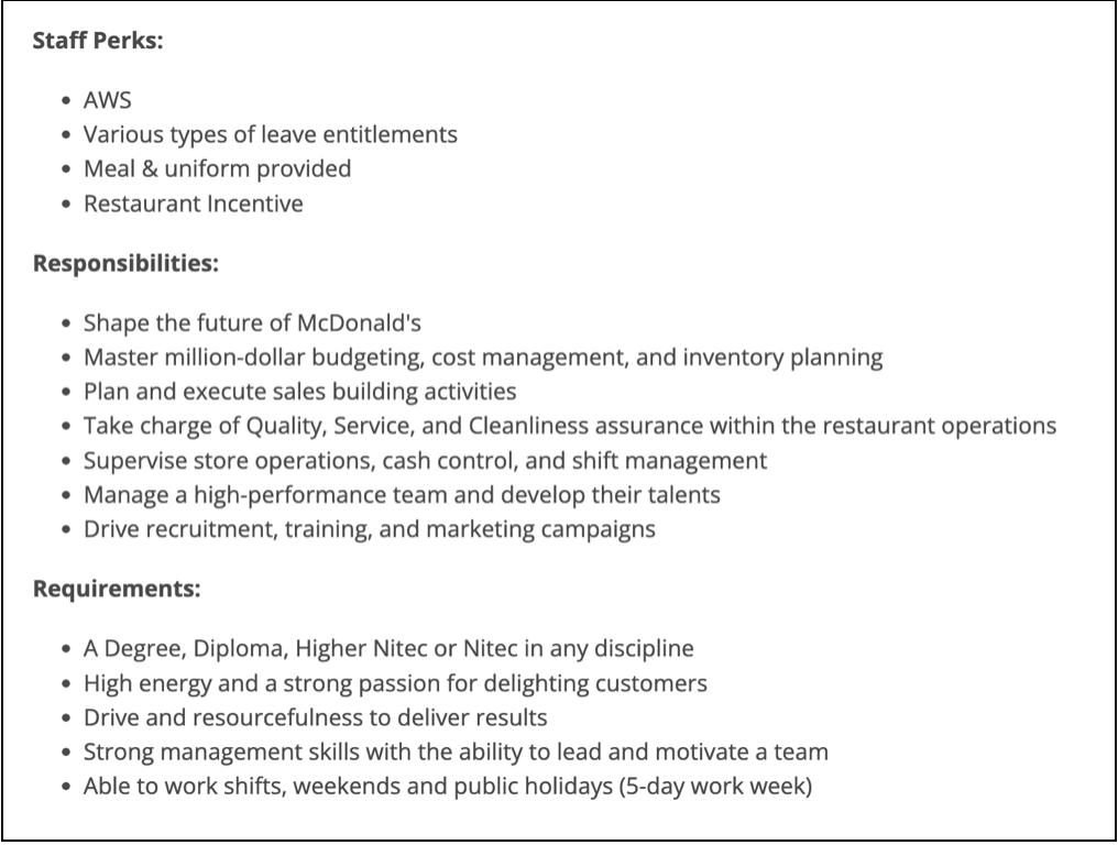 5. Not mentioning the benefits package