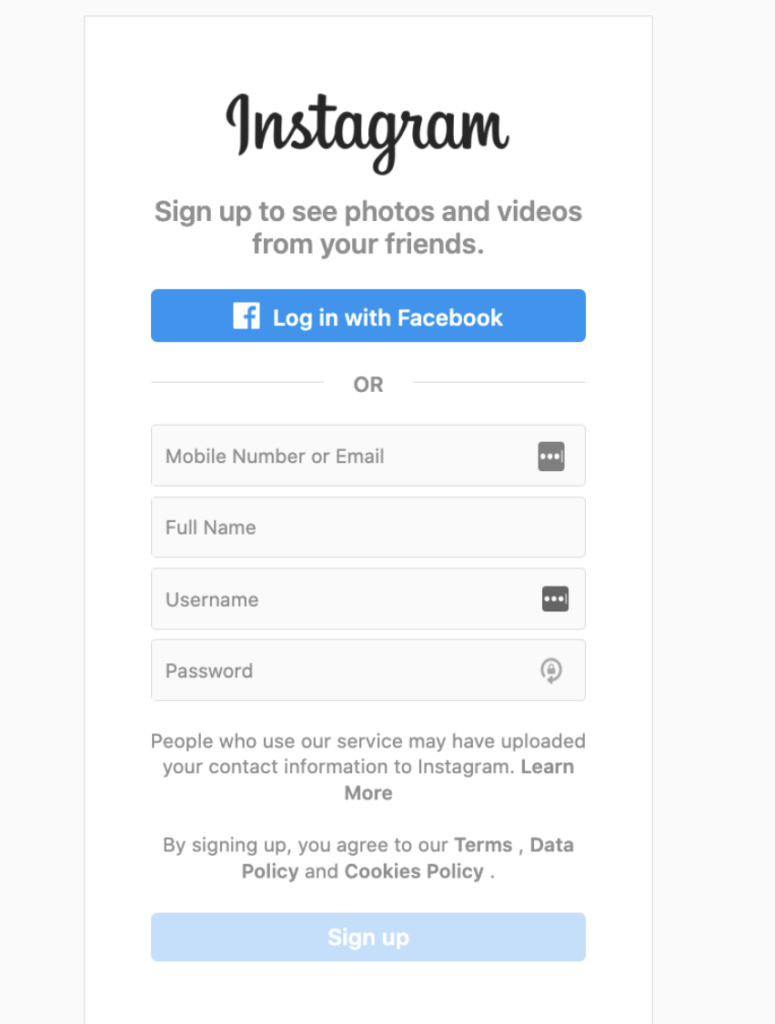 Step One: Create Your Account